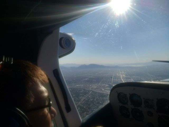 Morning Sun Looking East to Lake Mead